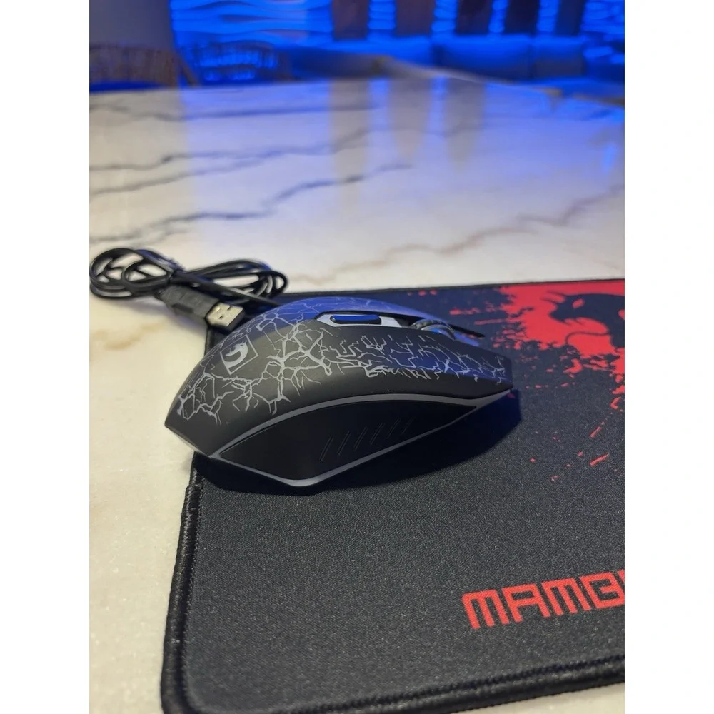 Mambasnake Liger T11 Wired Gaming Mouse Including Mouse Pad USB Cable